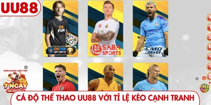 Cá độ thể thao uu88 với tỷ lệ cạnh tranh