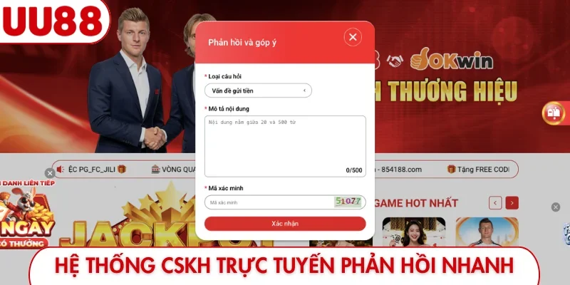 Hệ thống cskh trực tuyến phản hồi nhanh