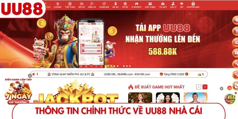 Thông tin chính thức về uu88